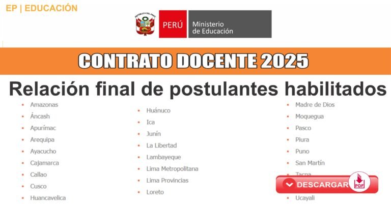 Contrato docente