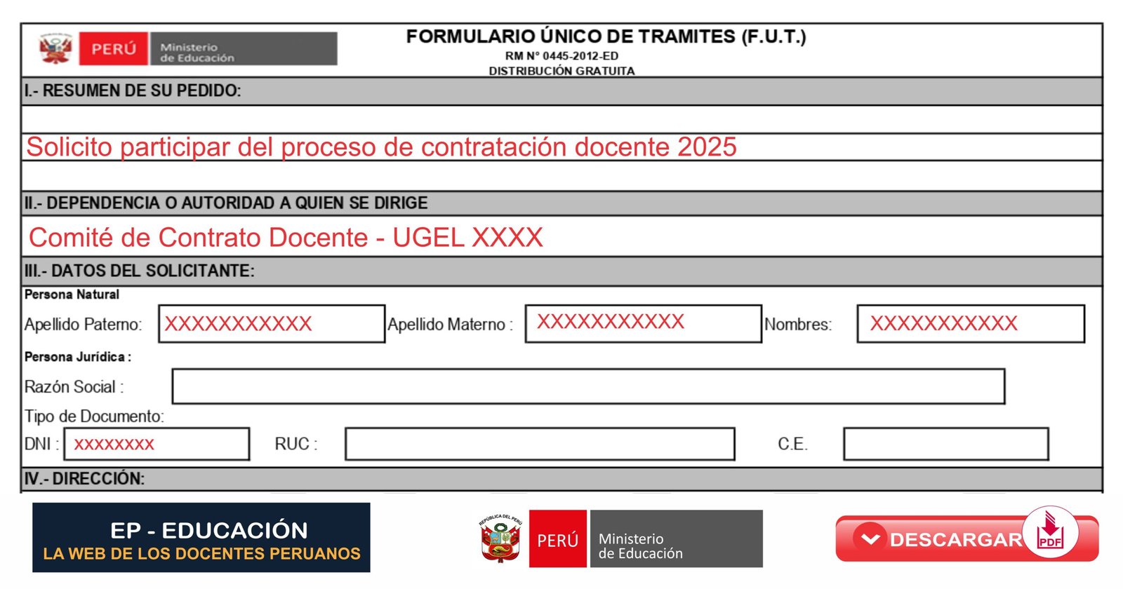 contrato docente