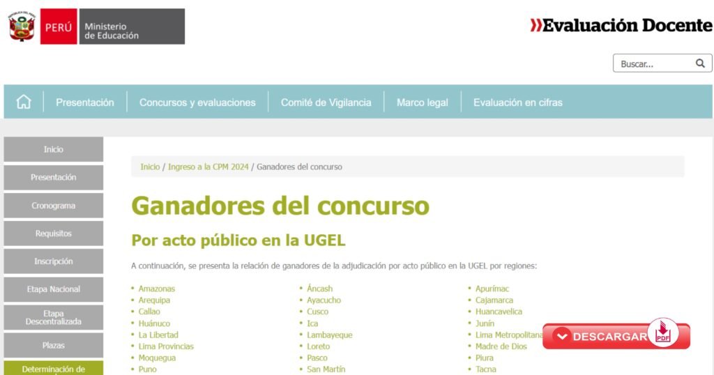Nombramiento docente
