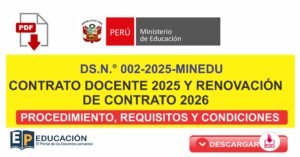 Contrato docente 2026