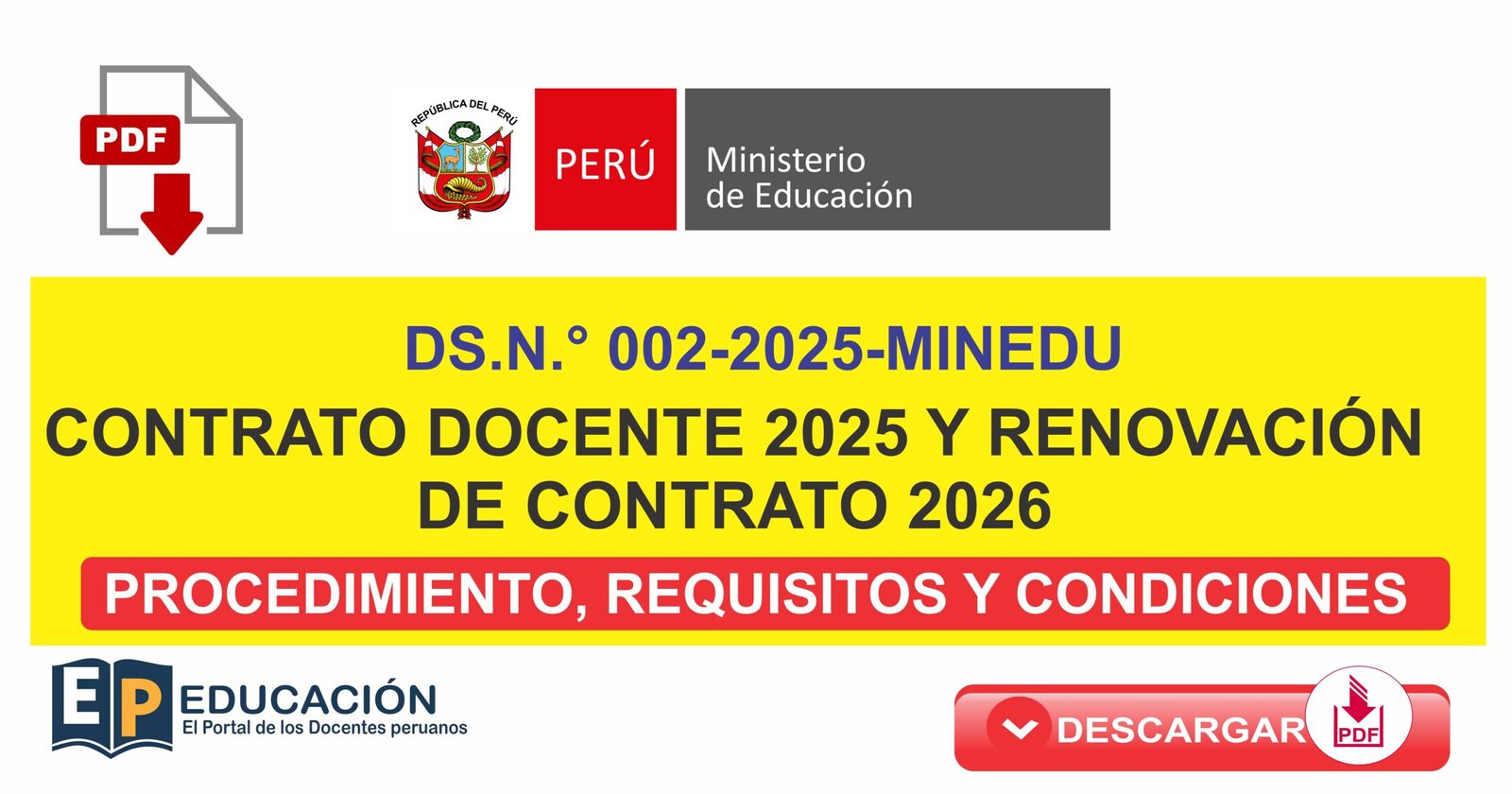 Contrato docente 2026