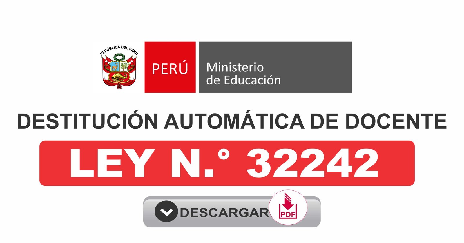 LEY 32242