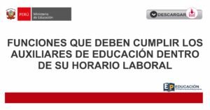 auxiliares de educación