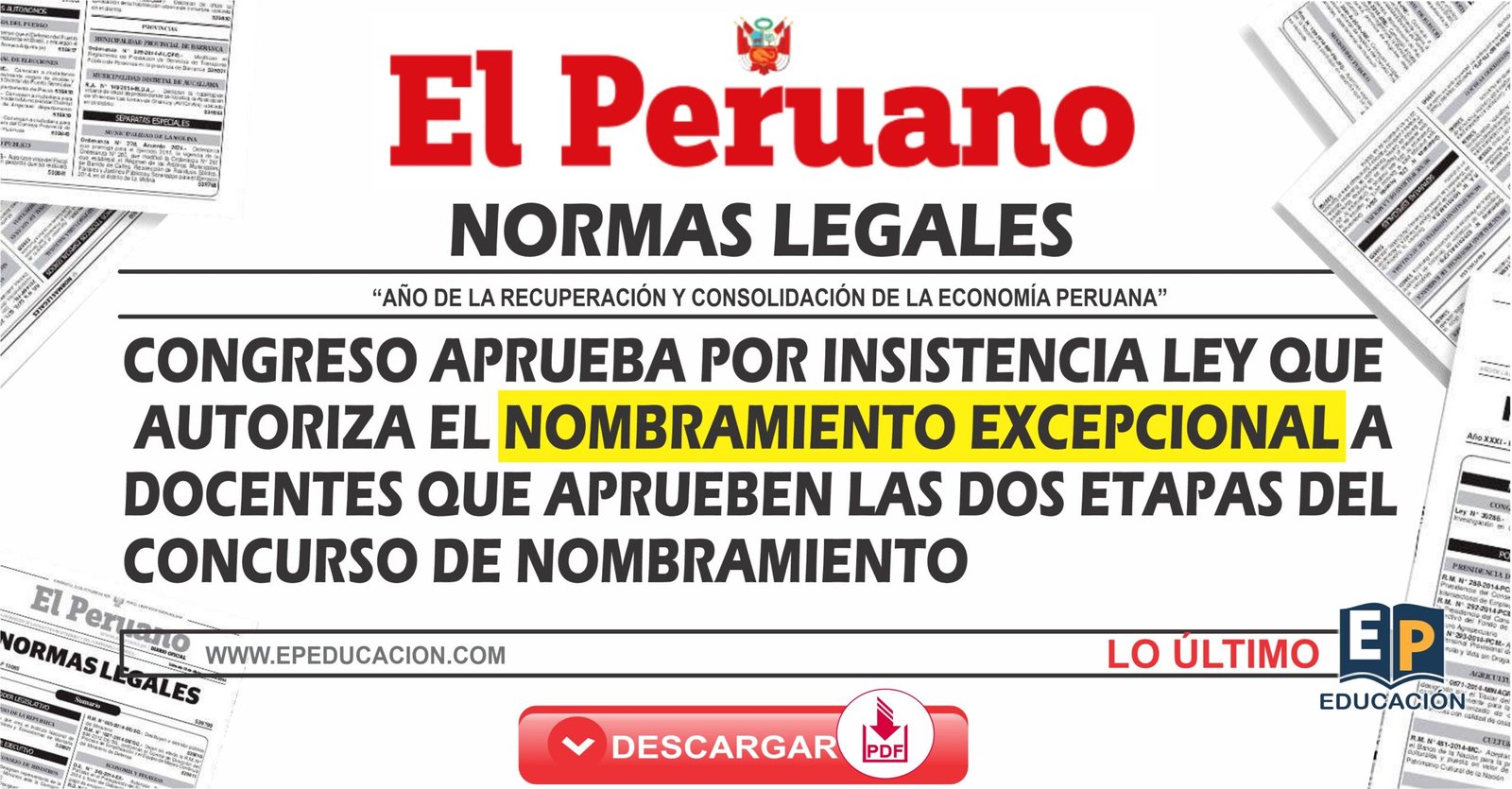 nombramiento docente